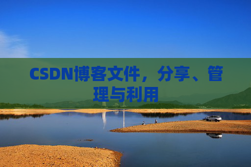 CSDN博客文件，分享、管理与利用
